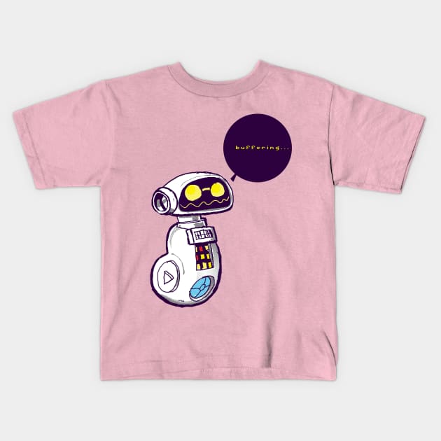 B U F F E R I N G . . . Kids T-Shirt by Samax